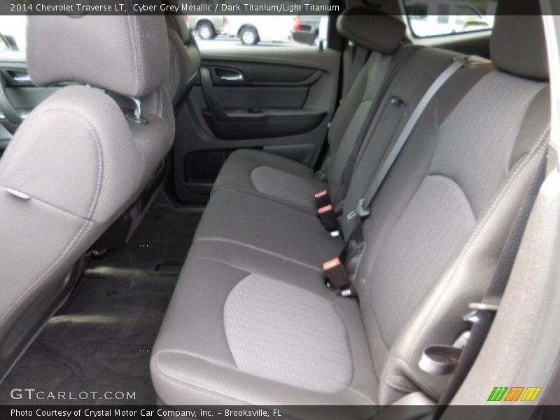Cyber Grey Metallic / Dark Titanium/Light Titanium 2014 Chevrolet Traverse LT