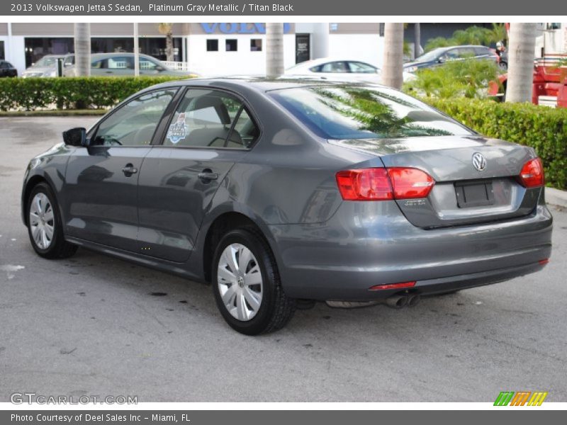 Platinum Gray Metallic / Titan Black 2013 Volkswagen Jetta S Sedan