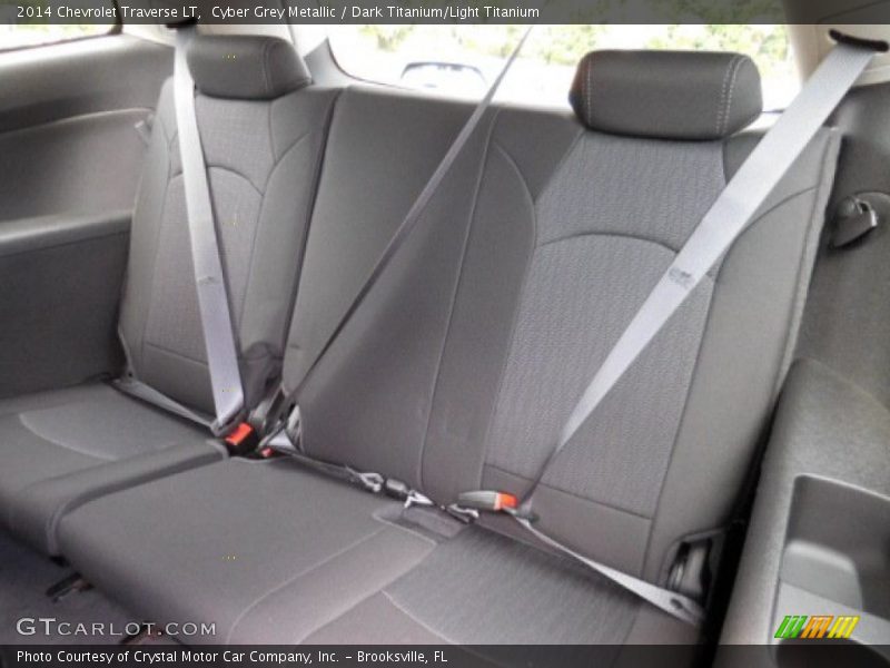 Cyber Grey Metallic / Dark Titanium/Light Titanium 2014 Chevrolet Traverse LT