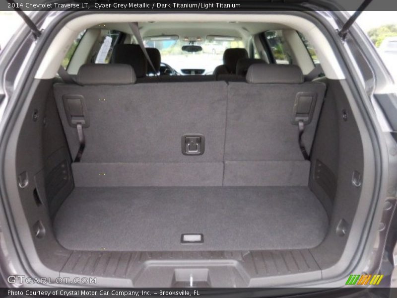 Cyber Grey Metallic / Dark Titanium/Light Titanium 2014 Chevrolet Traverse LT