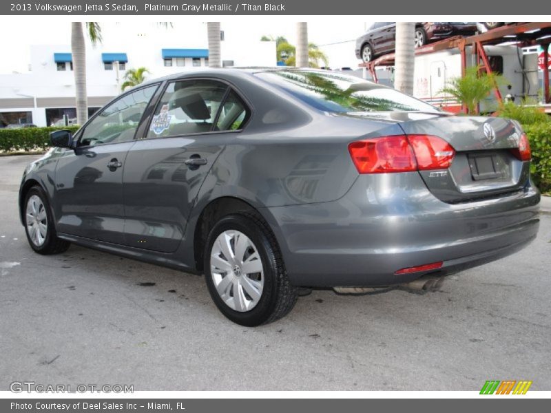Platinum Gray Metallic / Titan Black 2013 Volkswagen Jetta S Sedan