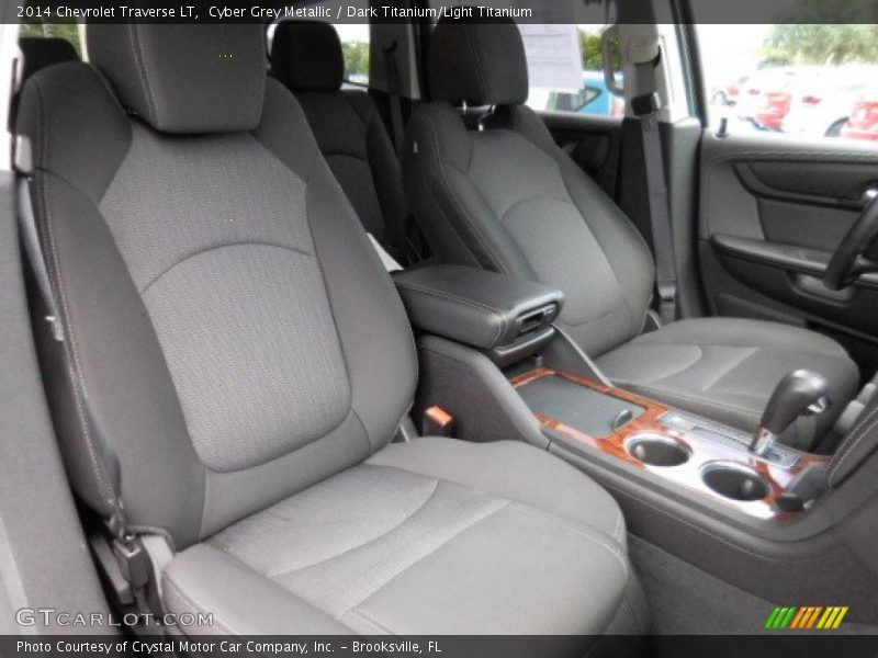 Cyber Grey Metallic / Dark Titanium/Light Titanium 2014 Chevrolet Traverse LT