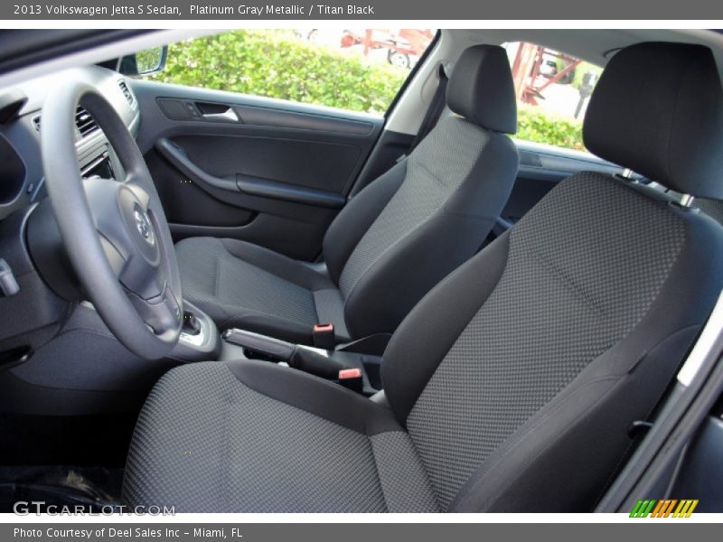 Platinum Gray Metallic / Titan Black 2013 Volkswagen Jetta S Sedan