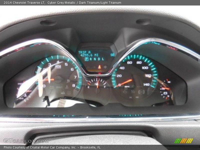 Cyber Grey Metallic / Dark Titanium/Light Titanium 2014 Chevrolet Traverse LT