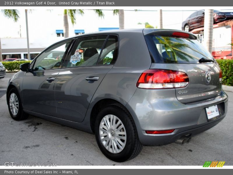 United Gray Metallic / Titan Black 2012 Volkswagen Golf 4 Door