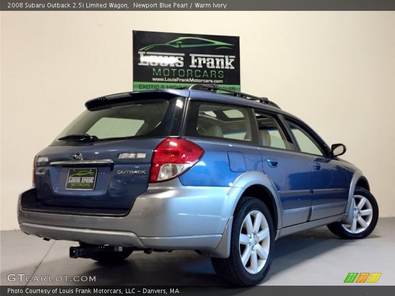 Newport Blue Pearl / Warm Ivory 2008 Subaru Outback 2.5i Limited Wagon