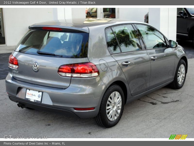United Gray Metallic / Titan Black 2012 Volkswagen Golf 4 Door