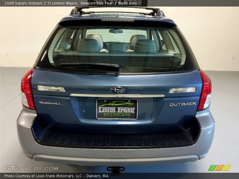 Newport Blue Pearl / Warm Ivory 2008 Subaru Outback 2.5i Limited Wagon