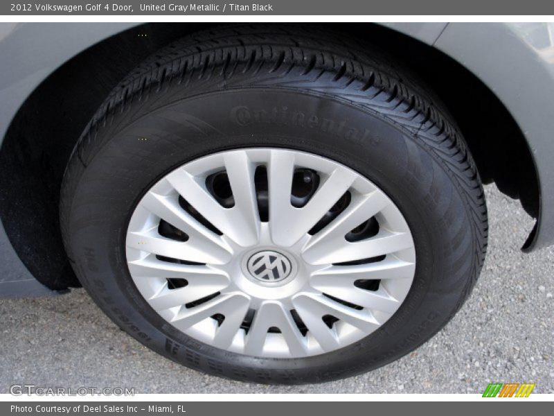United Gray Metallic / Titan Black 2012 Volkswagen Golf 4 Door