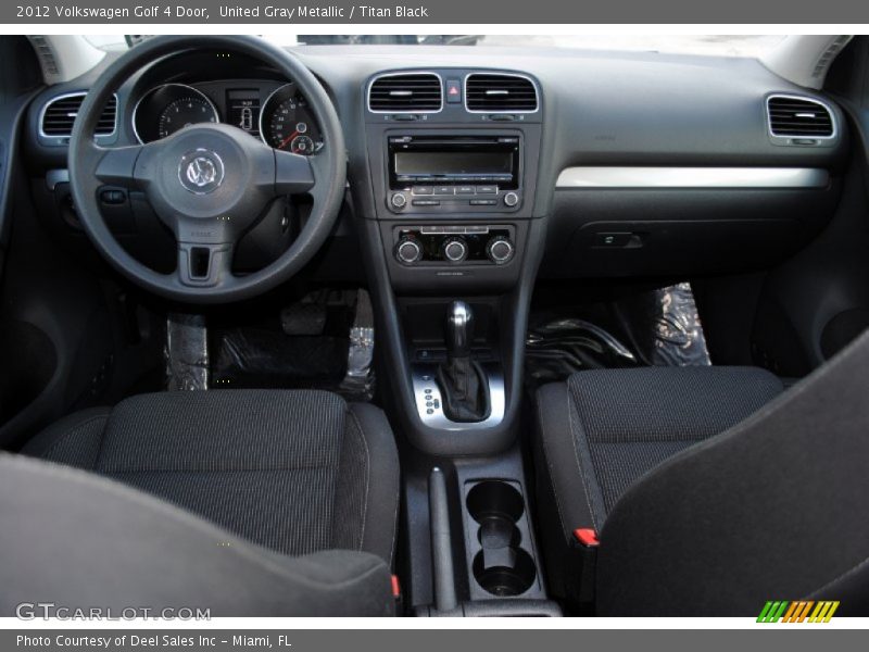 United Gray Metallic / Titan Black 2012 Volkswagen Golf 4 Door