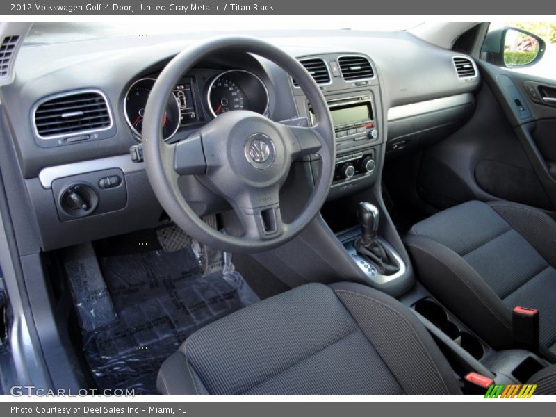  2012 Golf 4 Door Titan Black Interior