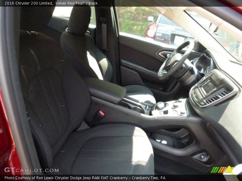 Velvet Red Pearl / Black 2016 Chrysler 200 Limited