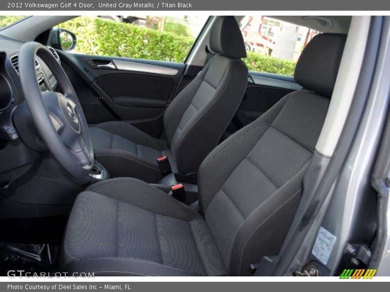 United Gray Metallic / Titan Black 2012 Volkswagen Golf 4 Door