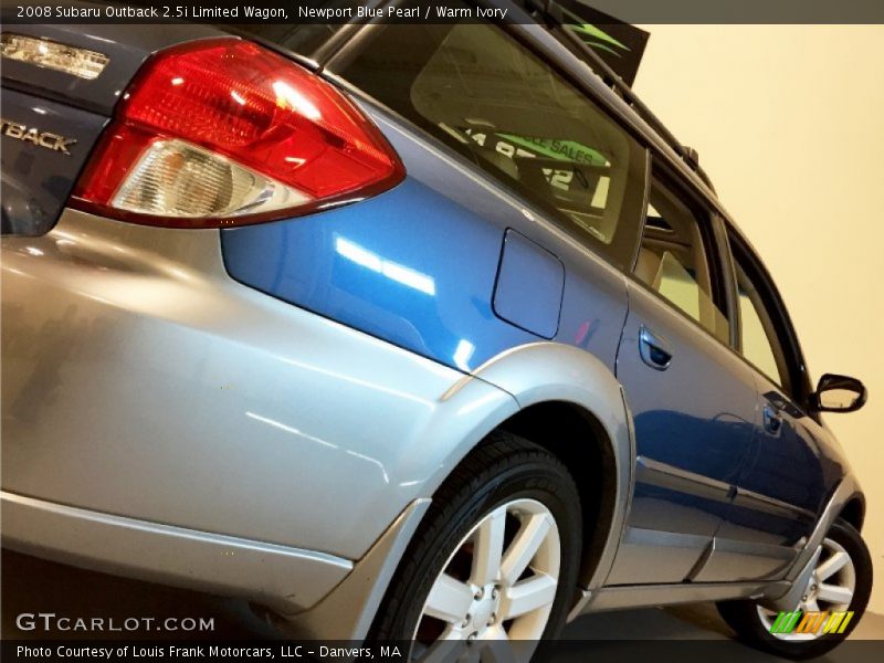 Newport Blue Pearl / Warm Ivory 2008 Subaru Outback 2.5i Limited Wagon
