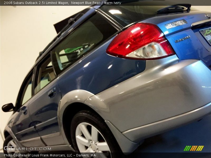 Newport Blue Pearl / Warm Ivory 2008 Subaru Outback 2.5i Limited Wagon