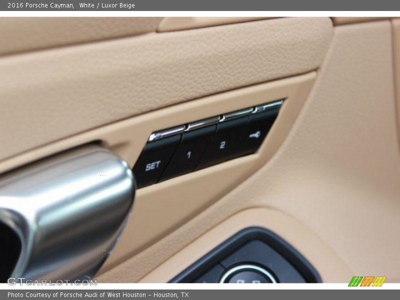 White / Luxor Beige 2016 Porsche Cayman