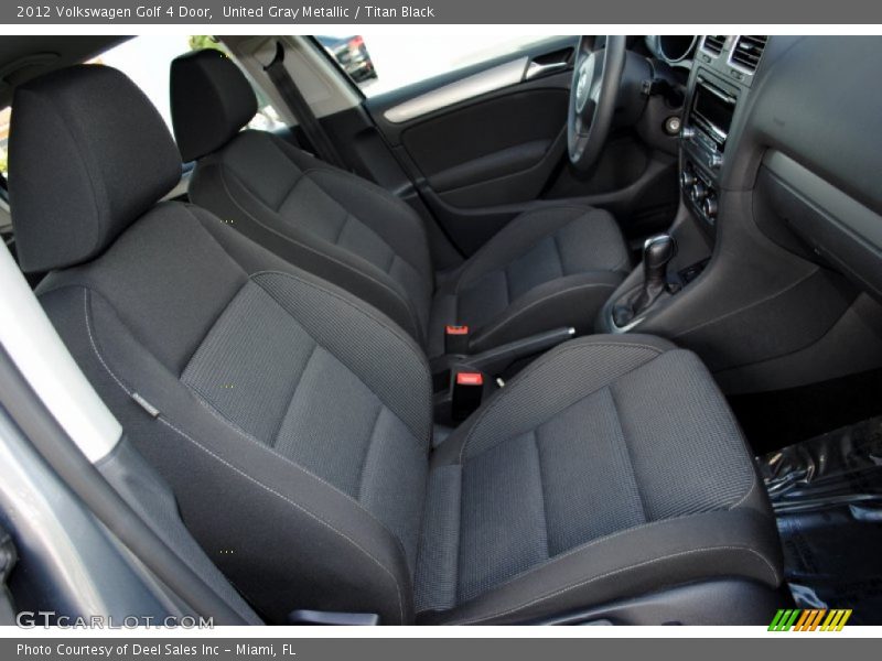 United Gray Metallic / Titan Black 2012 Volkswagen Golf 4 Door