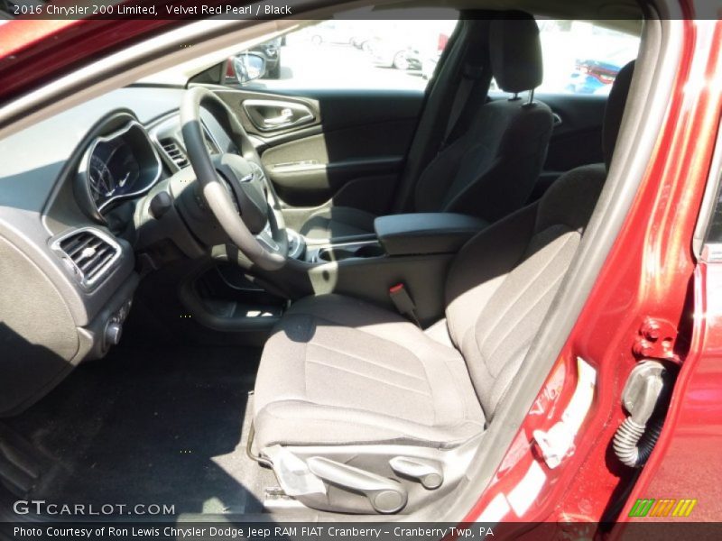 Velvet Red Pearl / Black 2016 Chrysler 200 Limited