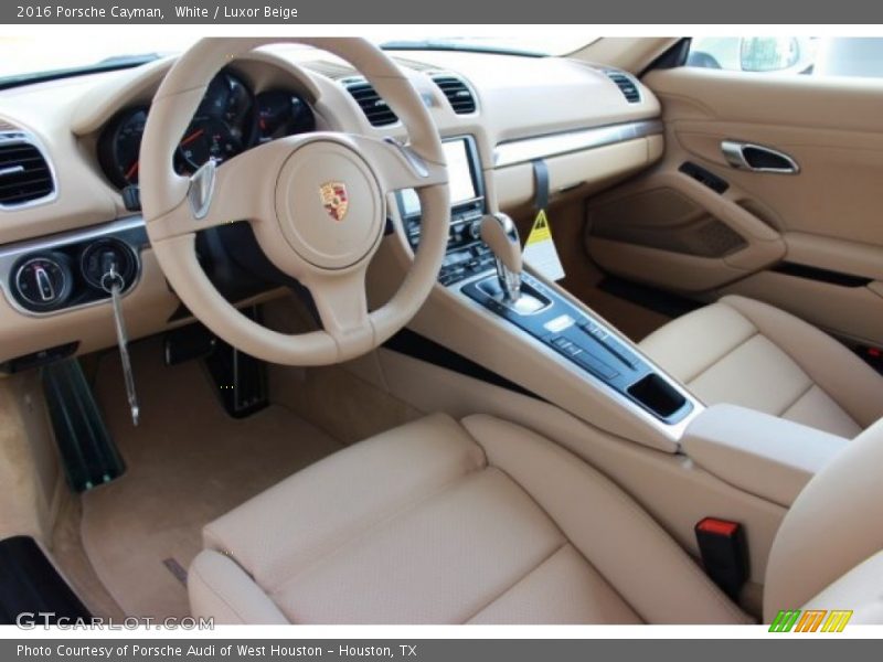 Luxor Beige Interior - 2016 Cayman  
