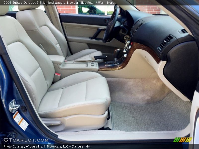 Newport Blue Pearl / Warm Ivory 2008 Subaru Outback 2.5i Limited Wagon