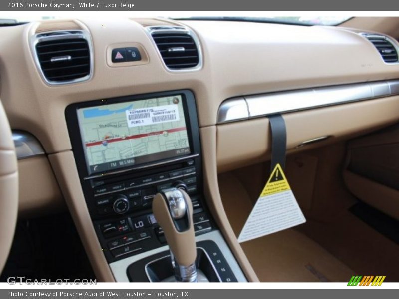 White / Luxor Beige 2016 Porsche Cayman