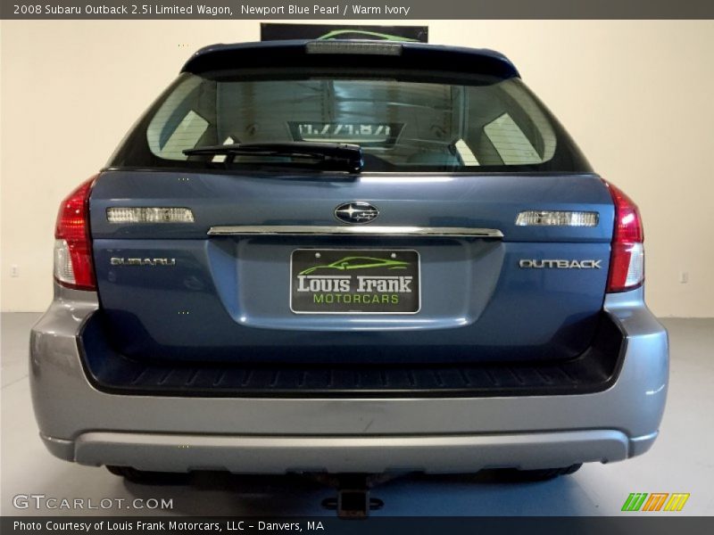 Newport Blue Pearl / Warm Ivory 2008 Subaru Outback 2.5i Limited Wagon