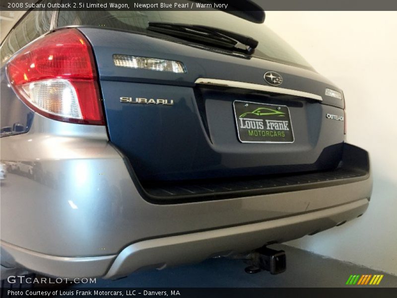 Newport Blue Pearl / Warm Ivory 2008 Subaru Outback 2.5i Limited Wagon