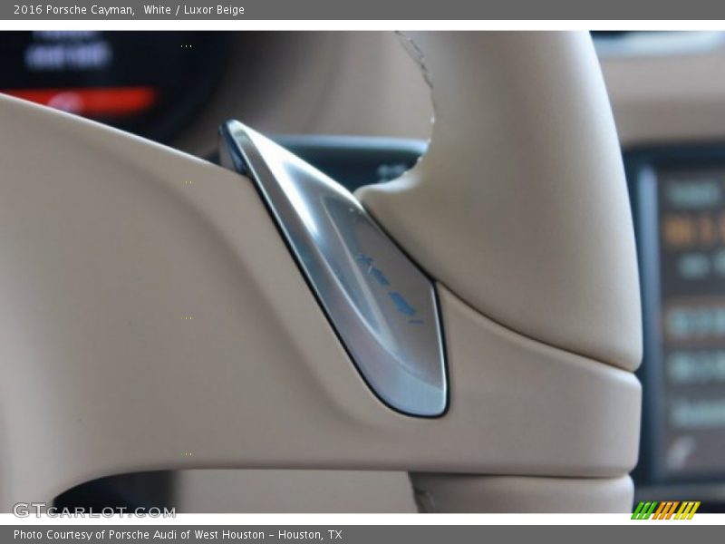White / Luxor Beige 2016 Porsche Cayman