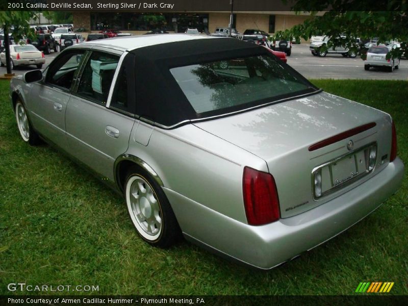 Sterling Silver / Dark Gray 2001 Cadillac DeVille Sedan