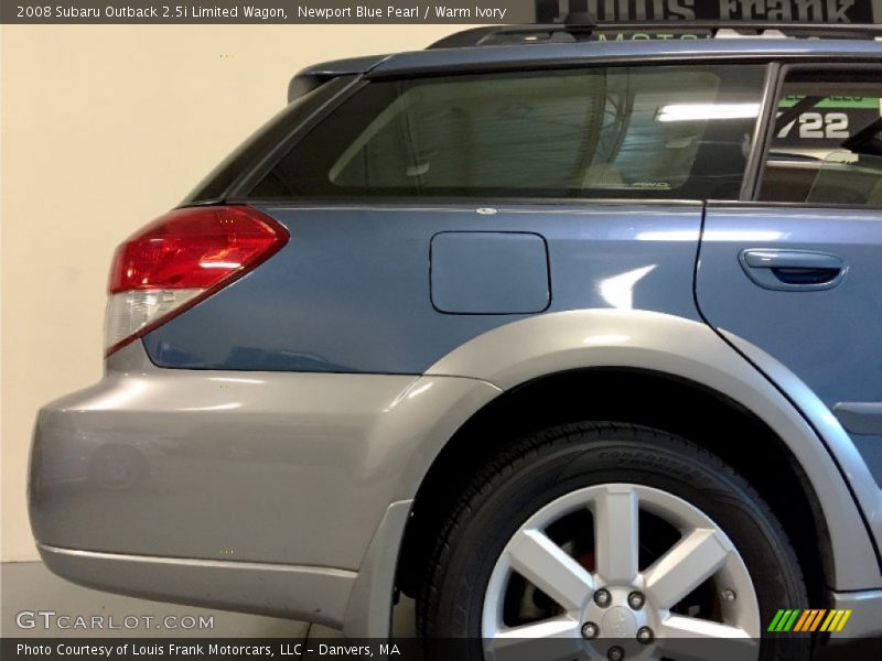 Newport Blue Pearl / Warm Ivory 2008 Subaru Outback 2.5i Limited Wagon