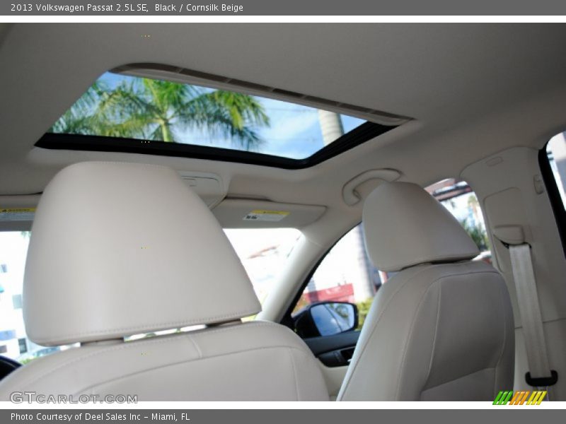Black / Cornsilk Beige 2013 Volkswagen Passat 2.5L SE