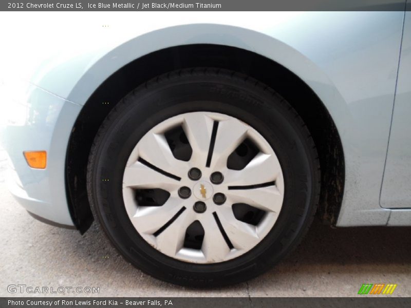 Ice Blue Metallic / Jet Black/Medium Titanium 2012 Chevrolet Cruze LS