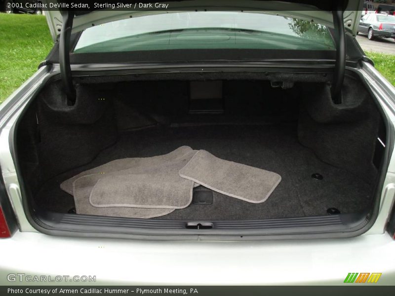 Sterling Silver / Dark Gray 2001 Cadillac DeVille Sedan