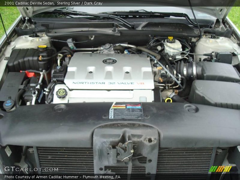 Sterling Silver / Dark Gray 2001 Cadillac DeVille Sedan