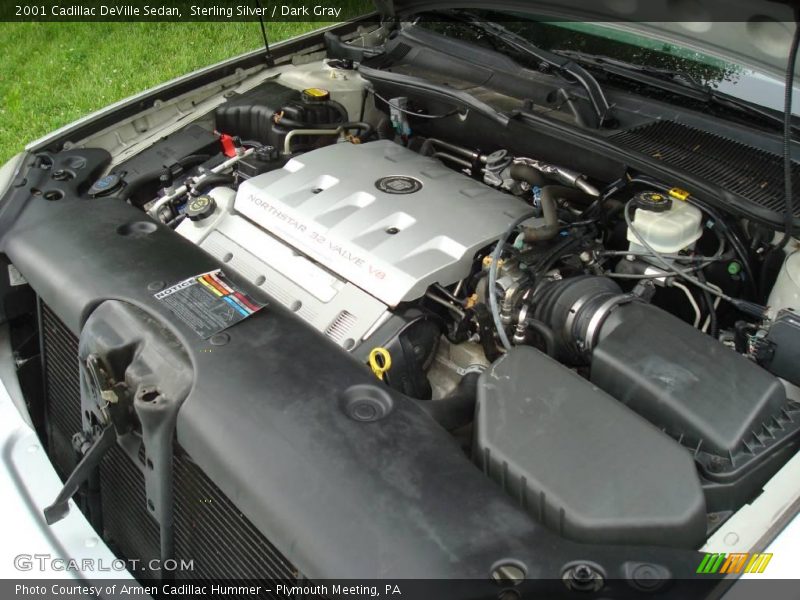 Sterling Silver / Dark Gray 2001 Cadillac DeVille Sedan