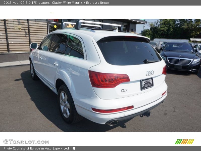 Glacier White Metallic / Espresso Brown 2013 Audi Q7 3.0 TFSI quattro