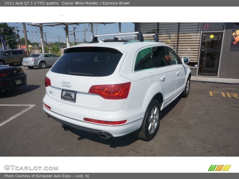 Glacier White Metallic / Espresso Brown 2013 Audi Q7 3.0 TFSI quattro