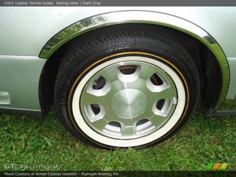 Sterling Silver / Dark Gray 2001 Cadillac DeVille Sedan