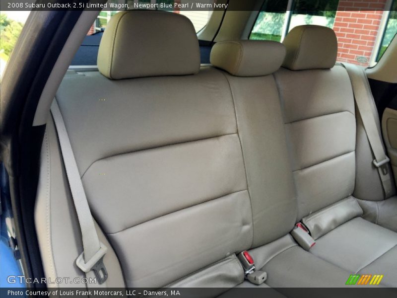Newport Blue Pearl / Warm Ivory 2008 Subaru Outback 2.5i Limited Wagon