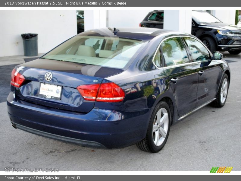 Night Blue Metallic / Cornsilk Beige 2013 Volkswagen Passat 2.5L SE