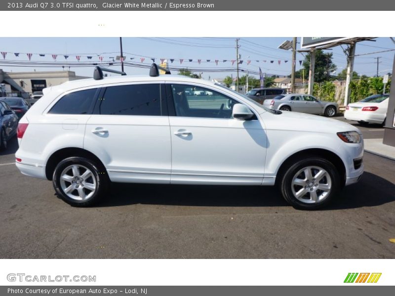 Glacier White Metallic / Espresso Brown 2013 Audi Q7 3.0 TFSI quattro