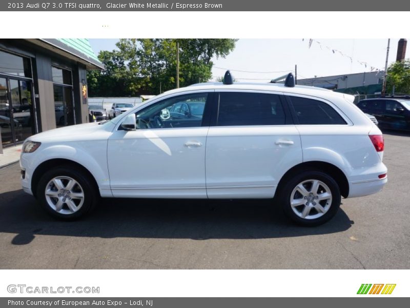 Glacier White Metallic / Espresso Brown 2013 Audi Q7 3.0 TFSI quattro