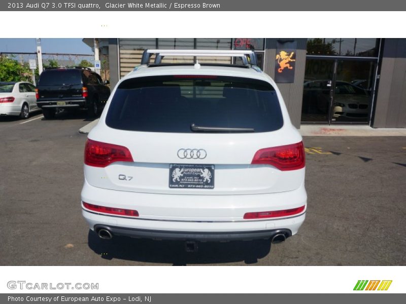 Glacier White Metallic / Espresso Brown 2013 Audi Q7 3.0 TFSI quattro