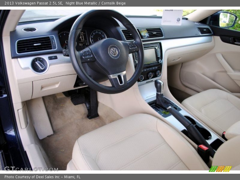 Night Blue Metallic / Cornsilk Beige 2013 Volkswagen Passat 2.5L SE
