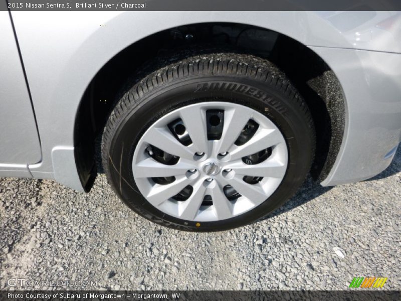 Brilliant Silver / Charcoal 2015 Nissan Sentra S