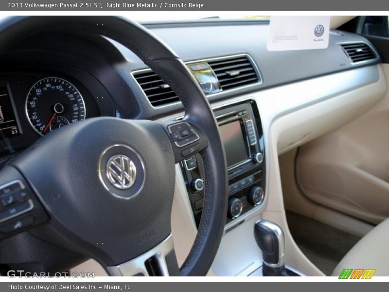 Night Blue Metallic / Cornsilk Beige 2013 Volkswagen Passat 2.5L SE
