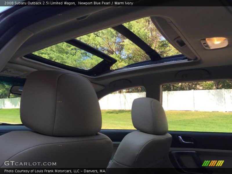 Newport Blue Pearl / Warm Ivory 2008 Subaru Outback 2.5i Limited Wagon