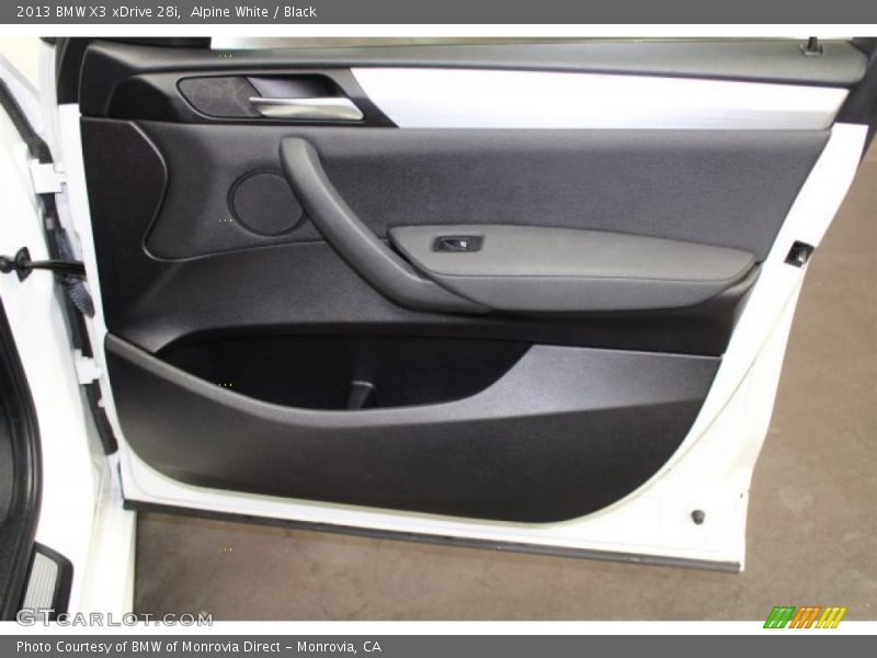 Alpine White / Black 2013 BMW X3 xDrive 28i