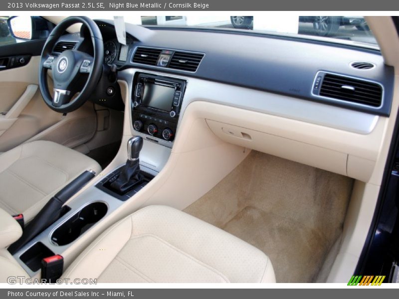 Night Blue Metallic / Cornsilk Beige 2013 Volkswagen Passat 2.5L SE