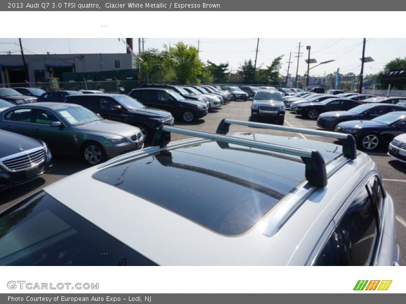 Glacier White Metallic / Espresso Brown 2013 Audi Q7 3.0 TFSI quattro